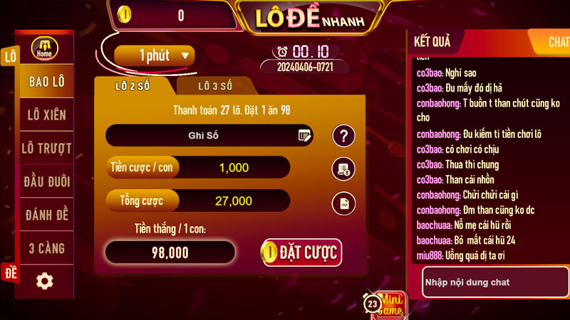 lo de manclub Lô đề tại Manclub trả thưởng nhanh chóng